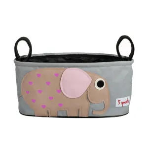 3 Sprouts Berry Elephant Stroller Organiser