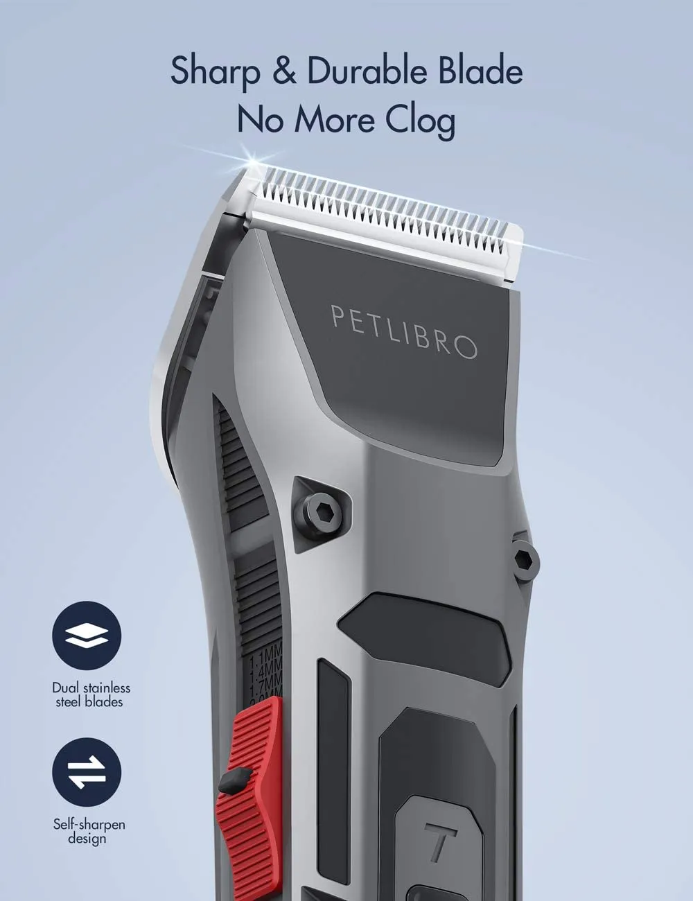 35% off Amazon PETLIBRO Dog Clippers, LCD Display Dog Hair Grooming Clippers Kit