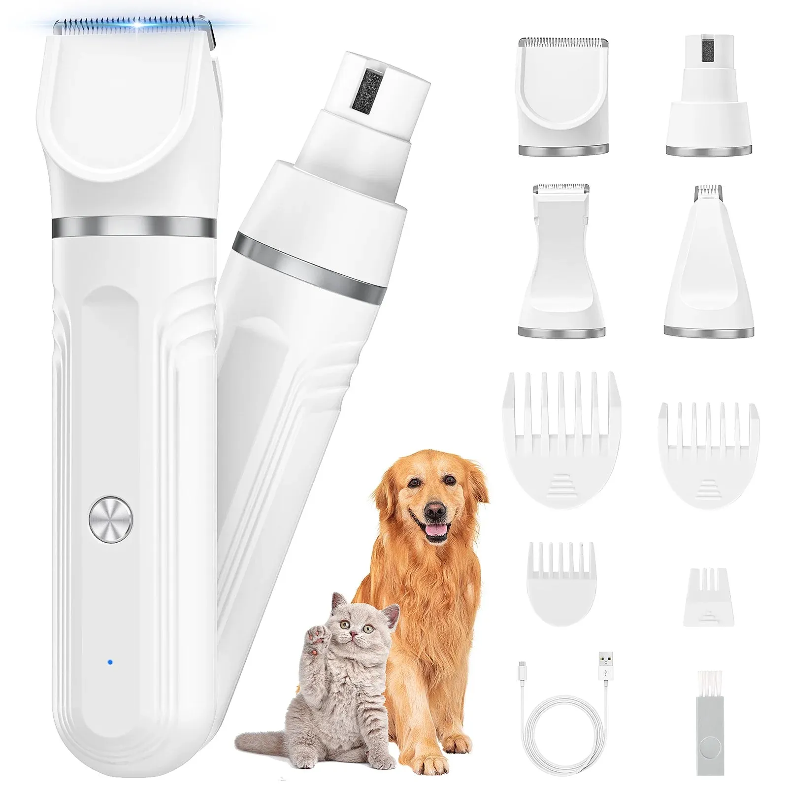 4 in 1 Dog Hair Clipper Grooming Kit