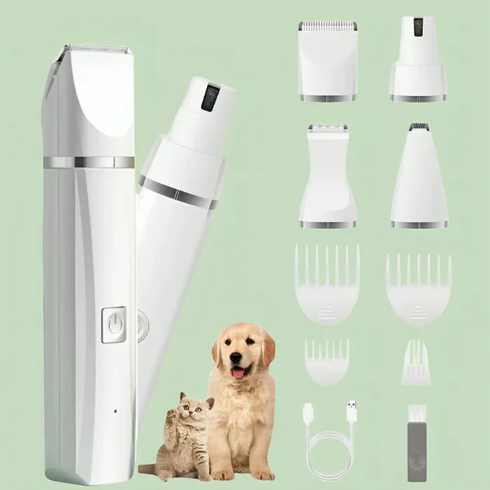 4 in 1 Dog Hair Clipper Grooming Kit