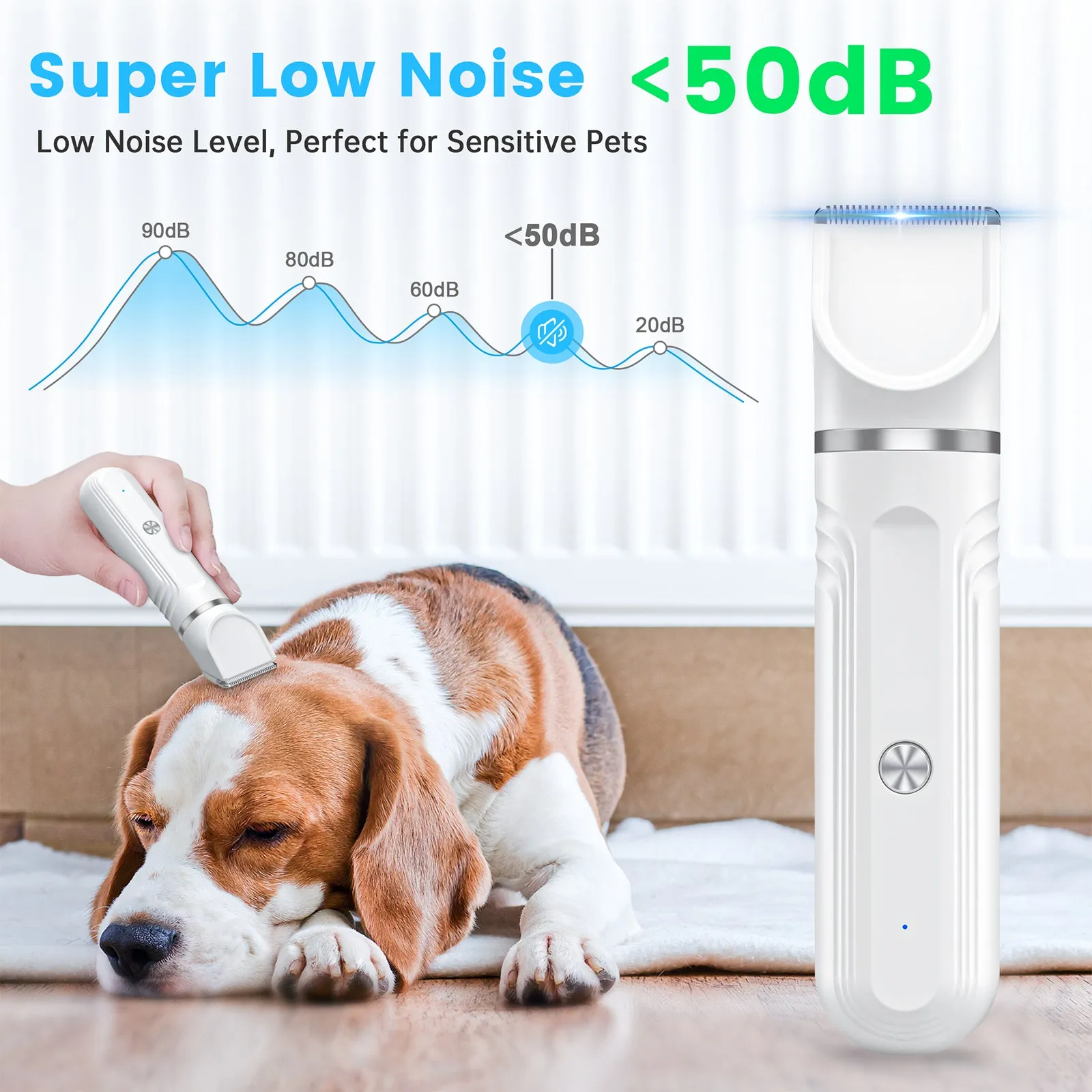 4 in 1 Dog Hair Clipper Grooming Kit