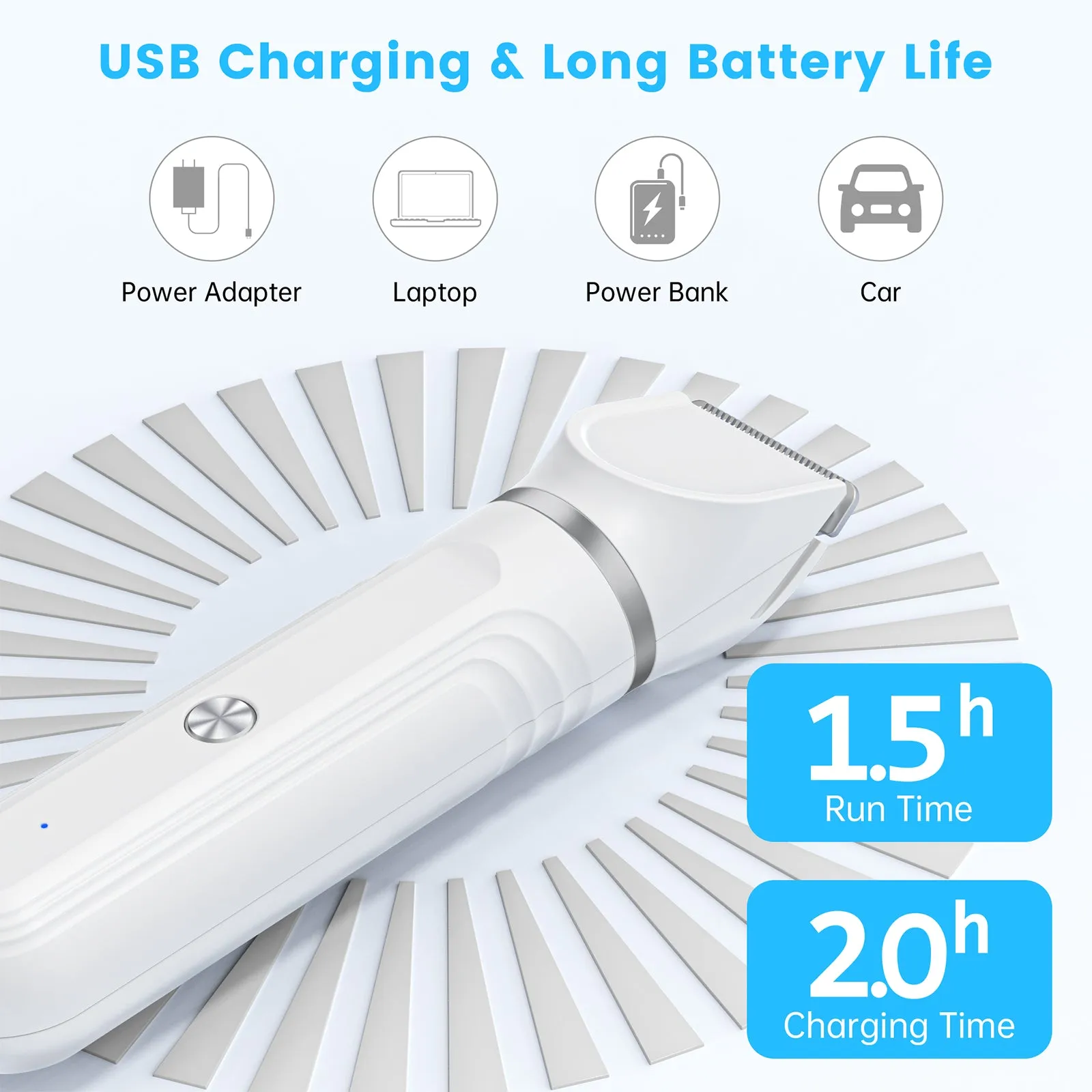 4 in 1 Dog Hair Clipper Grooming Kit