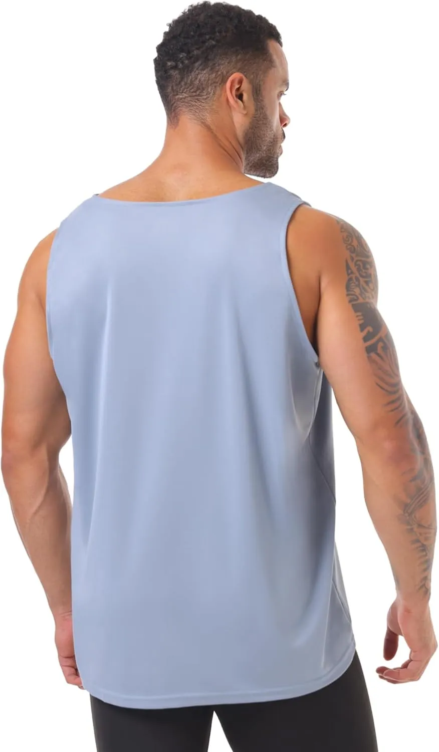 5 Pack Mens Running Sport Tank Tops Dry Fit Gym Wicking Athletic Mesh Breathable Cool Workout Sleeveless Shirts