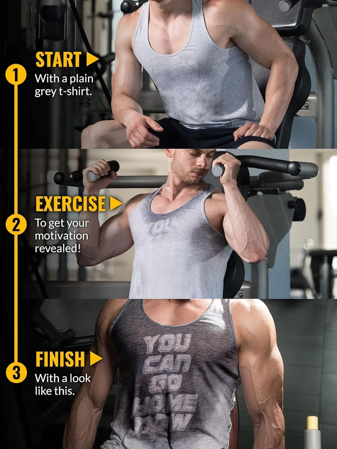 Actizio Sweat Activated Funny & Motivational Workout You Can Go Home Now Men's T-Shirts & Tank Tops