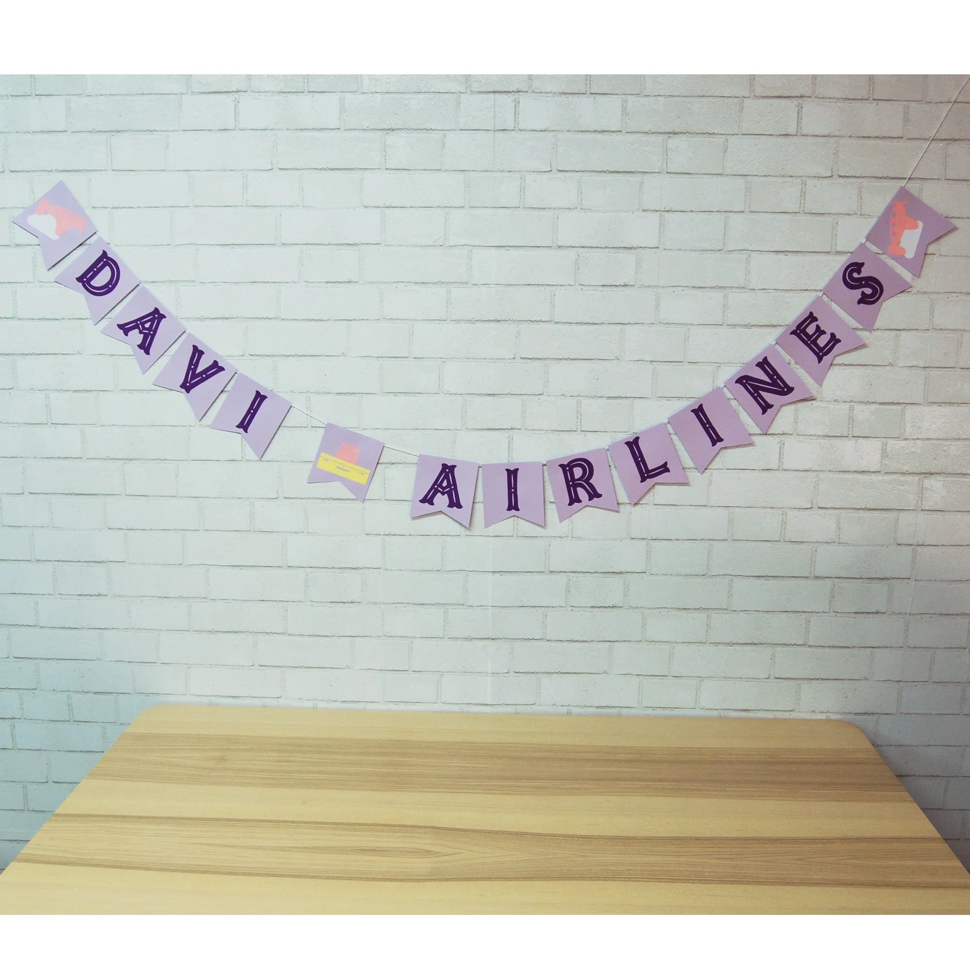 Airline Name Banner