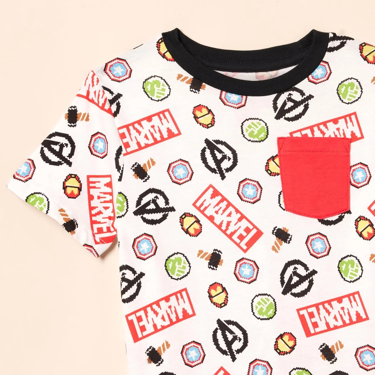 Amazon Essentials Disney | Marvel | Star Wars Boys and Toddlers' Short-Sleeve T-Shirts (Previously Spotted Zebra), Multipacks