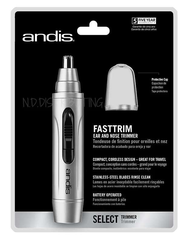 Andis FastTrim - Personal Trimmer for Nose, Ears & Eyebrows #13540