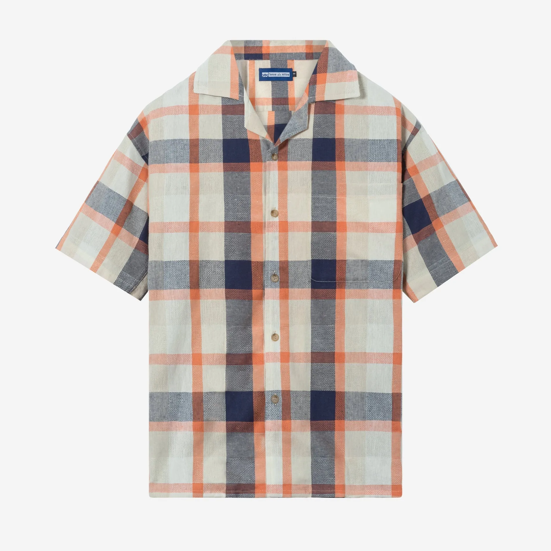 Artiste Camp Collar - Navy Orange