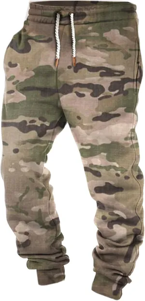 Aymnlox Mens Camousflag Casual Pants Tactical Elastic Drawstring Waist Sweatpants Jogger Hiking Running Pants with Pockets