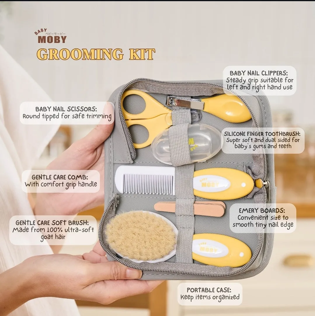 Baby Moby Grooming Kit with Portable Case