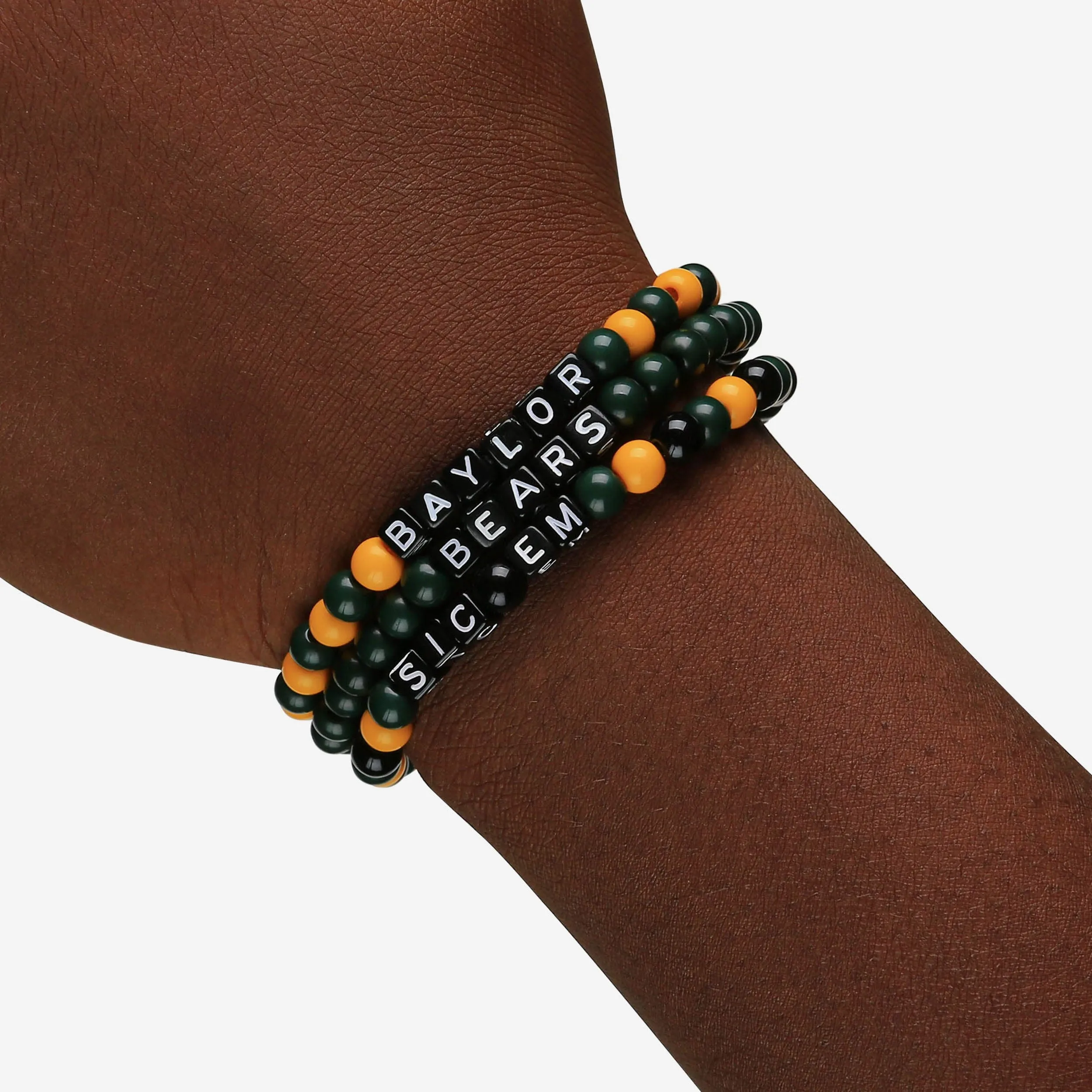 Baylor Bears 3 Pack Beaded Friendship Bracelet