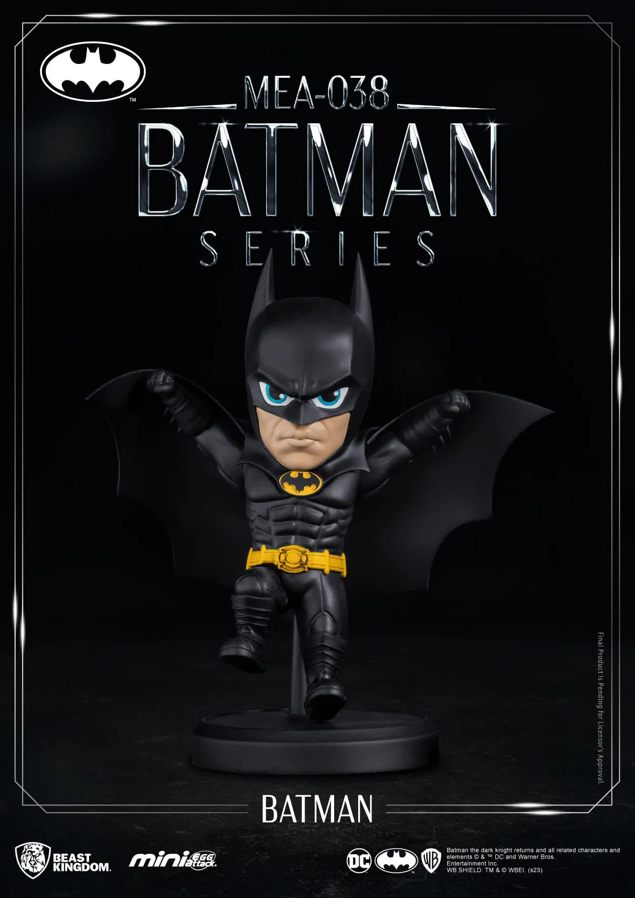 Beast Kingdom DC Comics Batman (1989 Film) Mini Egg Attack Figure