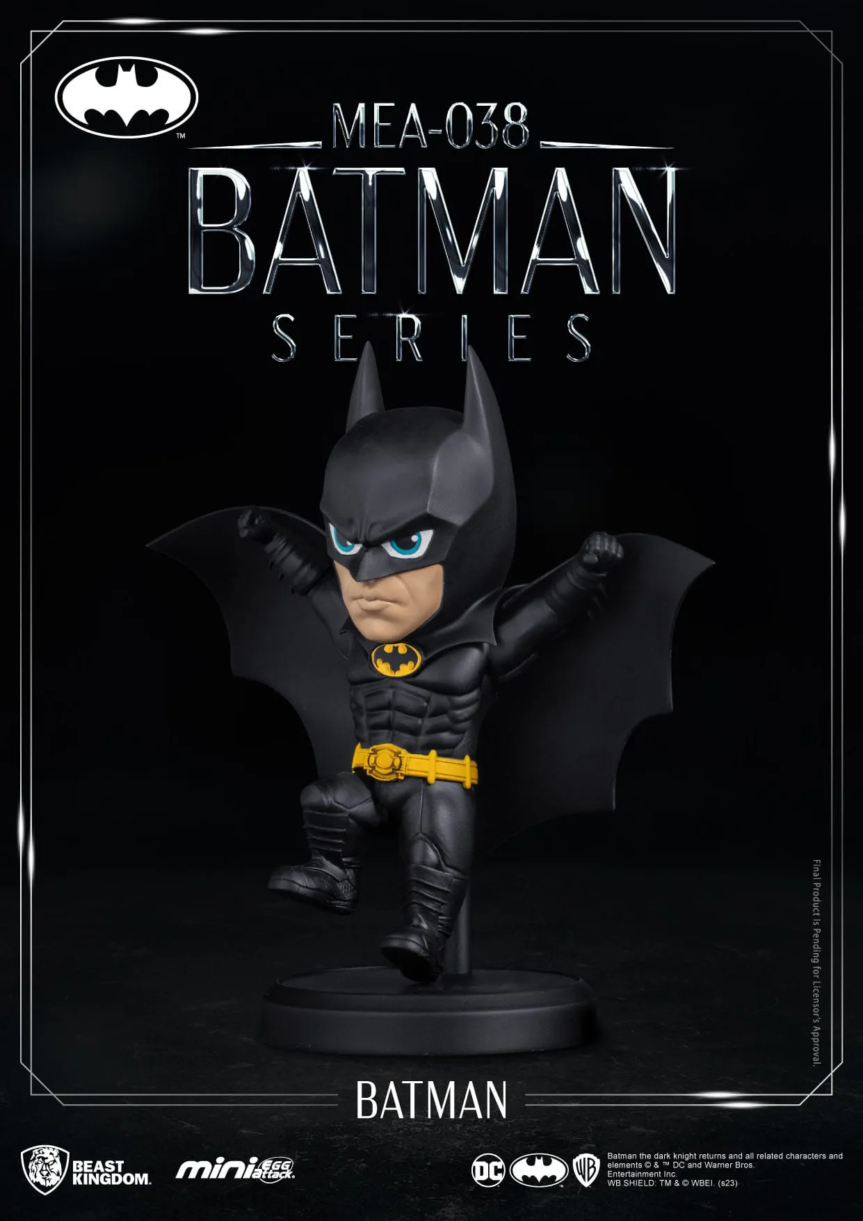 Beast Kingdom DC Comics Batman (1989 Film) Mini Egg Attack Figure