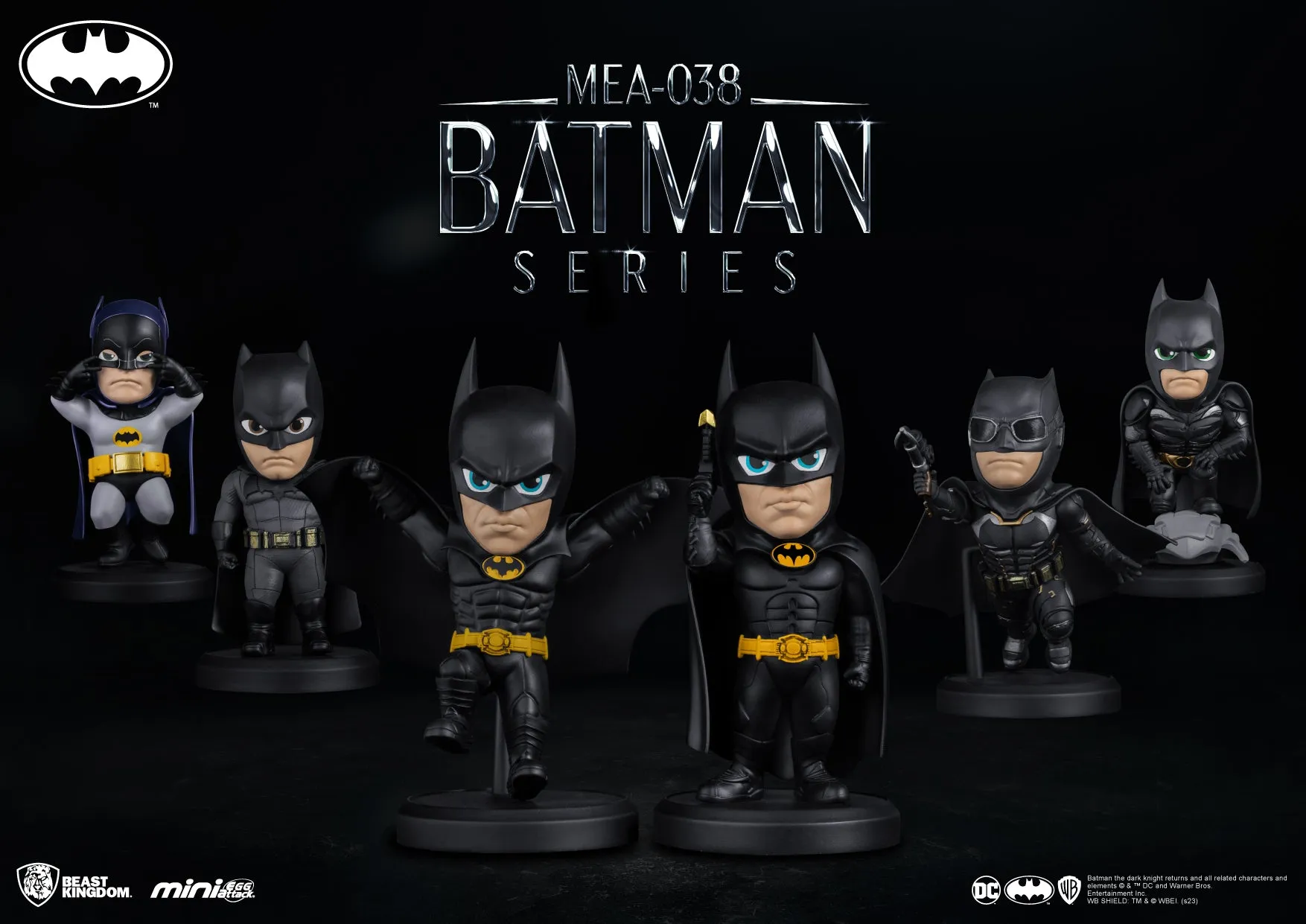 Beast Kingdom MEA-038 DC Batman Series Set (6PCS)
