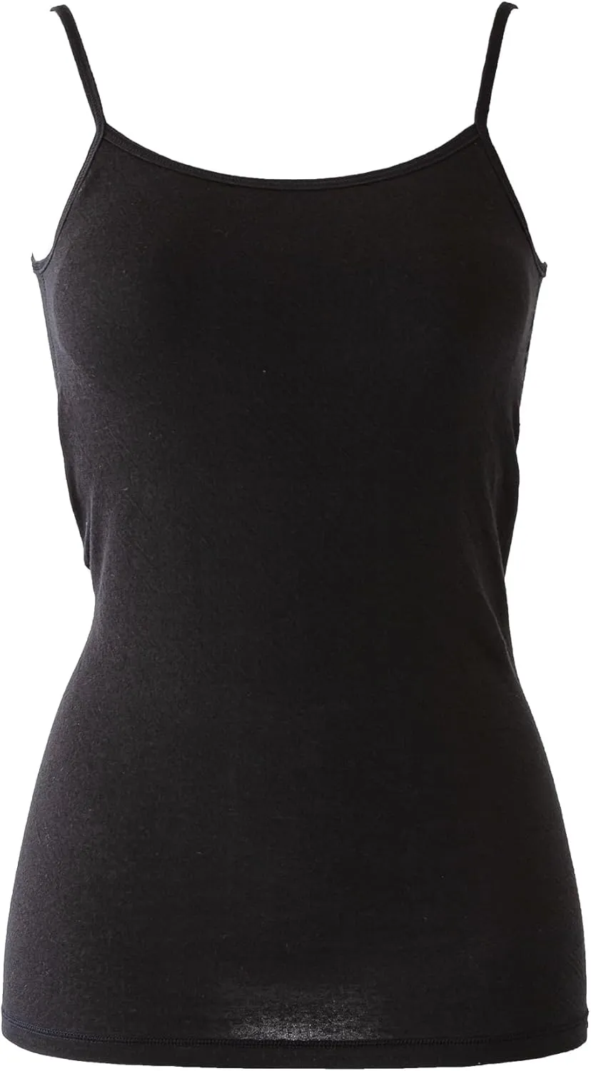 bodyhints 100% Cotton Camisole Tops with Pads for Women, Breathable, Machine Washable.