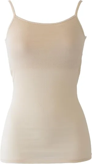 bodyhints 100% Cotton Camisole Tops with Pads for Women, Breathable, Machine Washable.