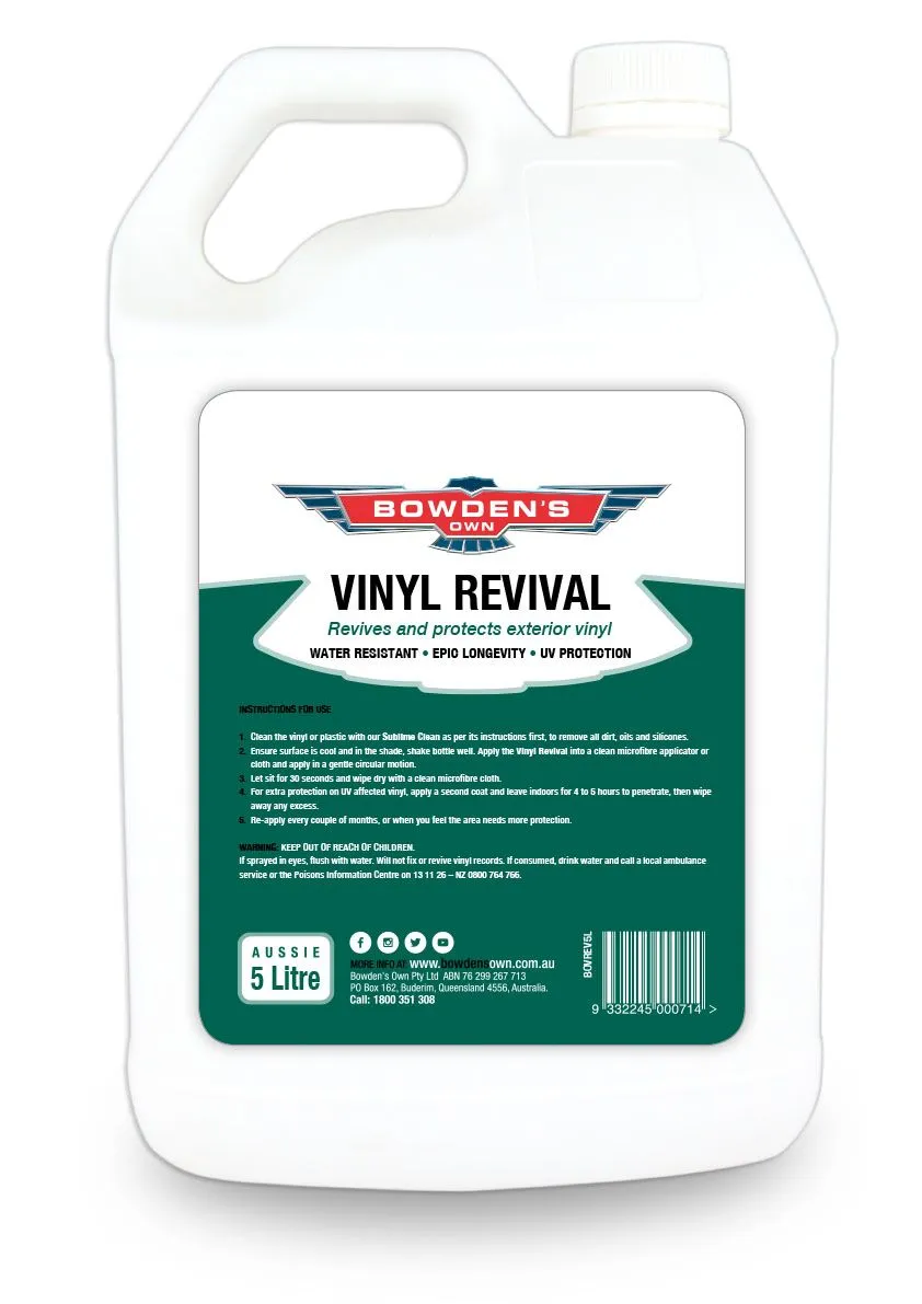 Bowden's Own Vinyl Revival 5L - BOVREV5L