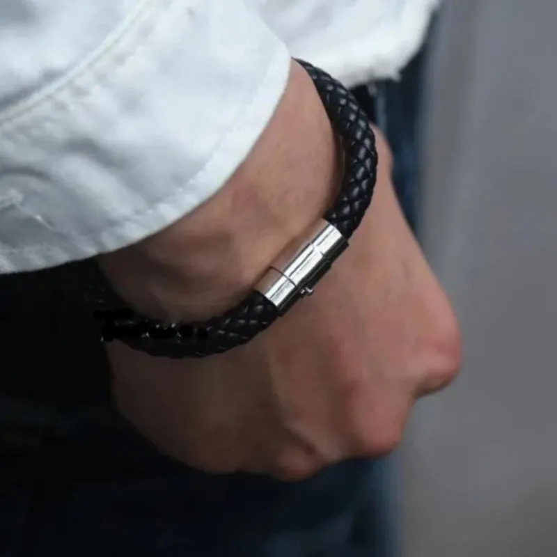 Braided Leather Bracelets