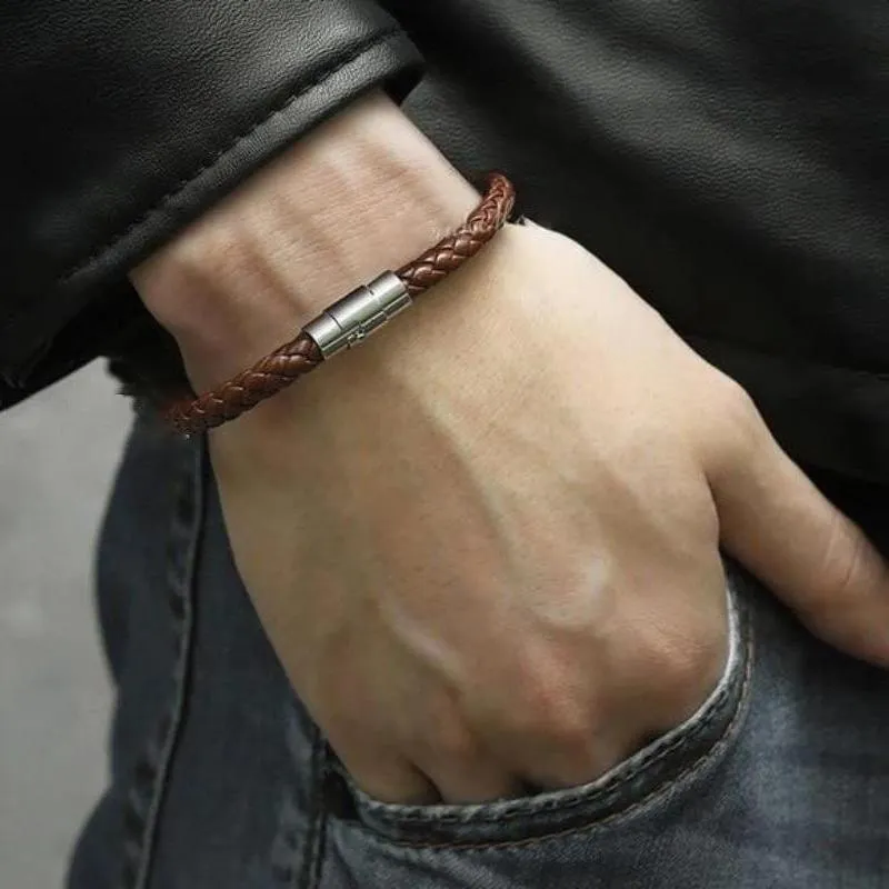 Braided Leather Bracelets