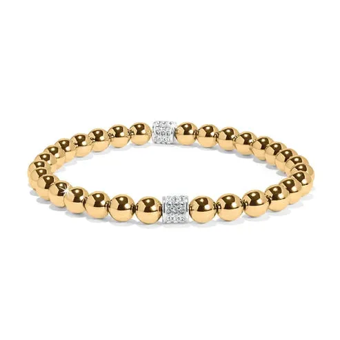 Brighton | Meridian Petite Stretch Bracelet in Gold Tone