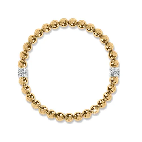 Brighton | Meridian Petite Stretch Bracelet in Gold Tone