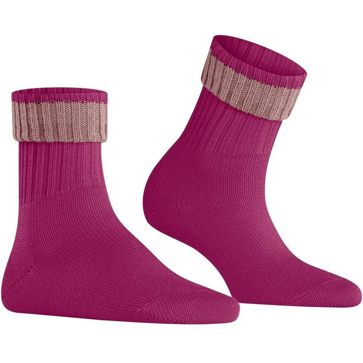 Burlington Plymouth Socks - Berry Red
