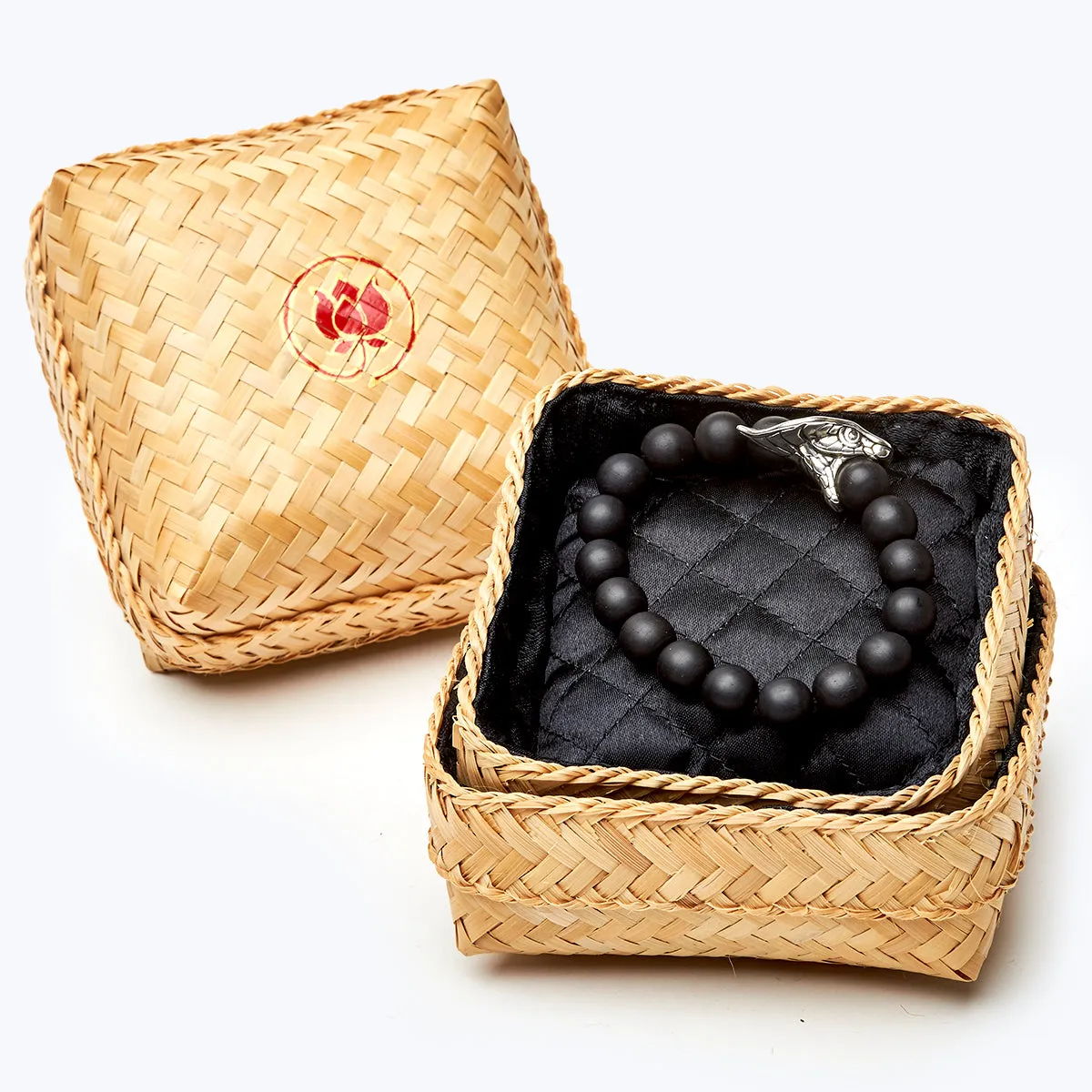 Chinese Zodiac Ebony Bead Bracelet - Year of the Snake