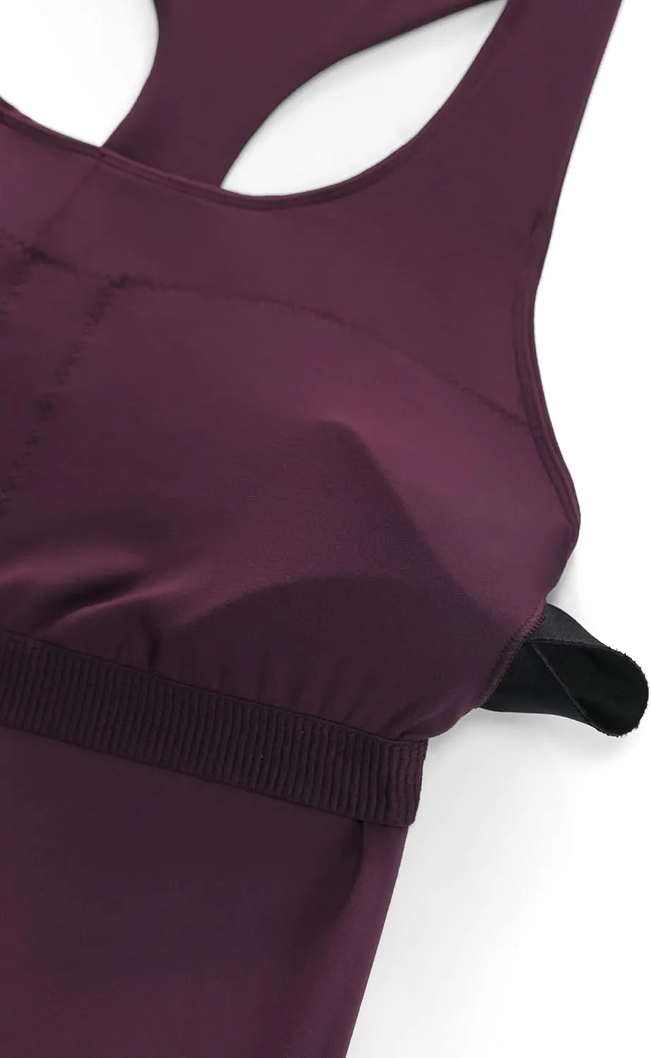 CRZ YOGA Butterluxe Workout Tank Tops for Women Built in Shelf Bras Padded - Racerback Athletic Spandex Yoga Camisole