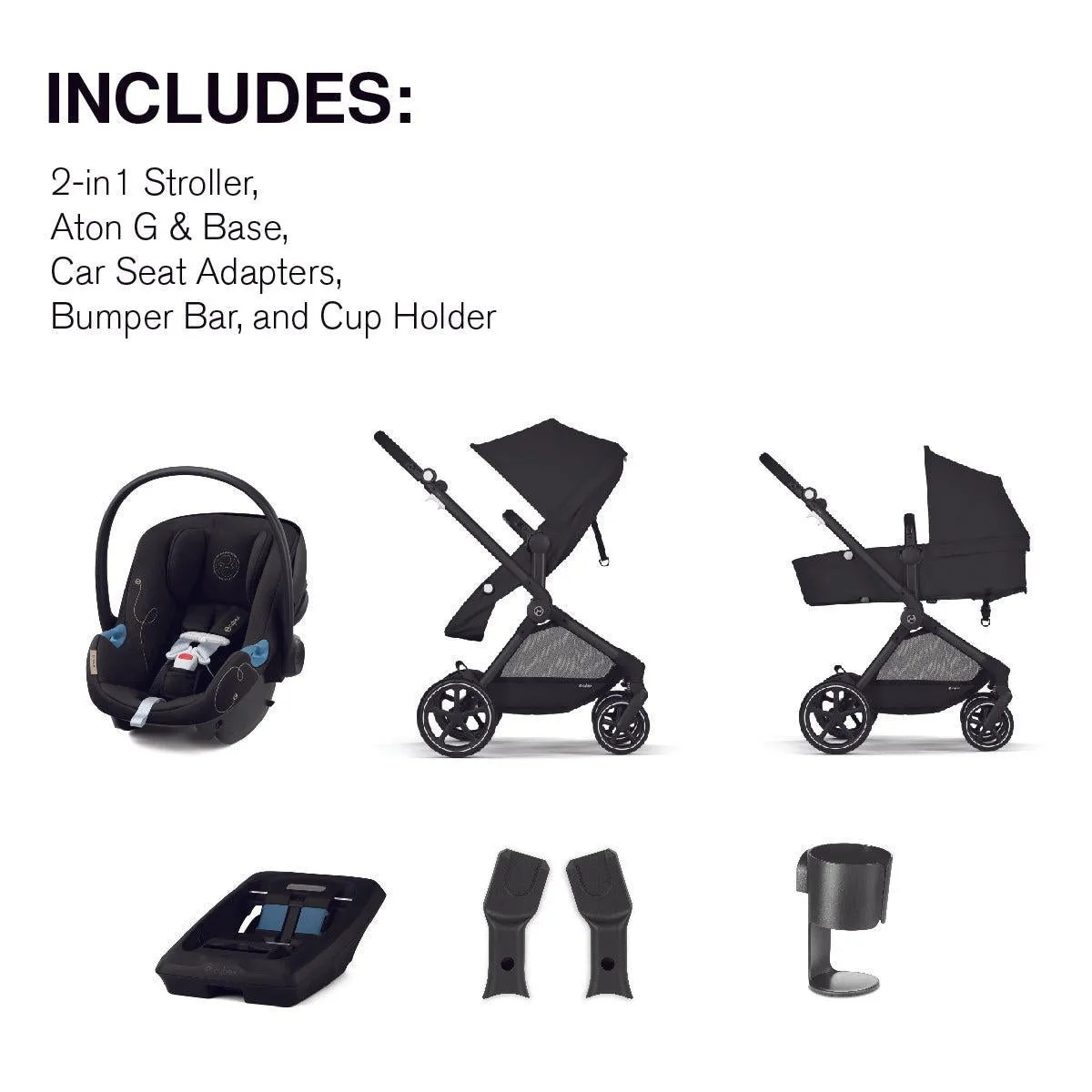 Cybex EOS Stroller   Aton G Infant Car Seat Travel System
