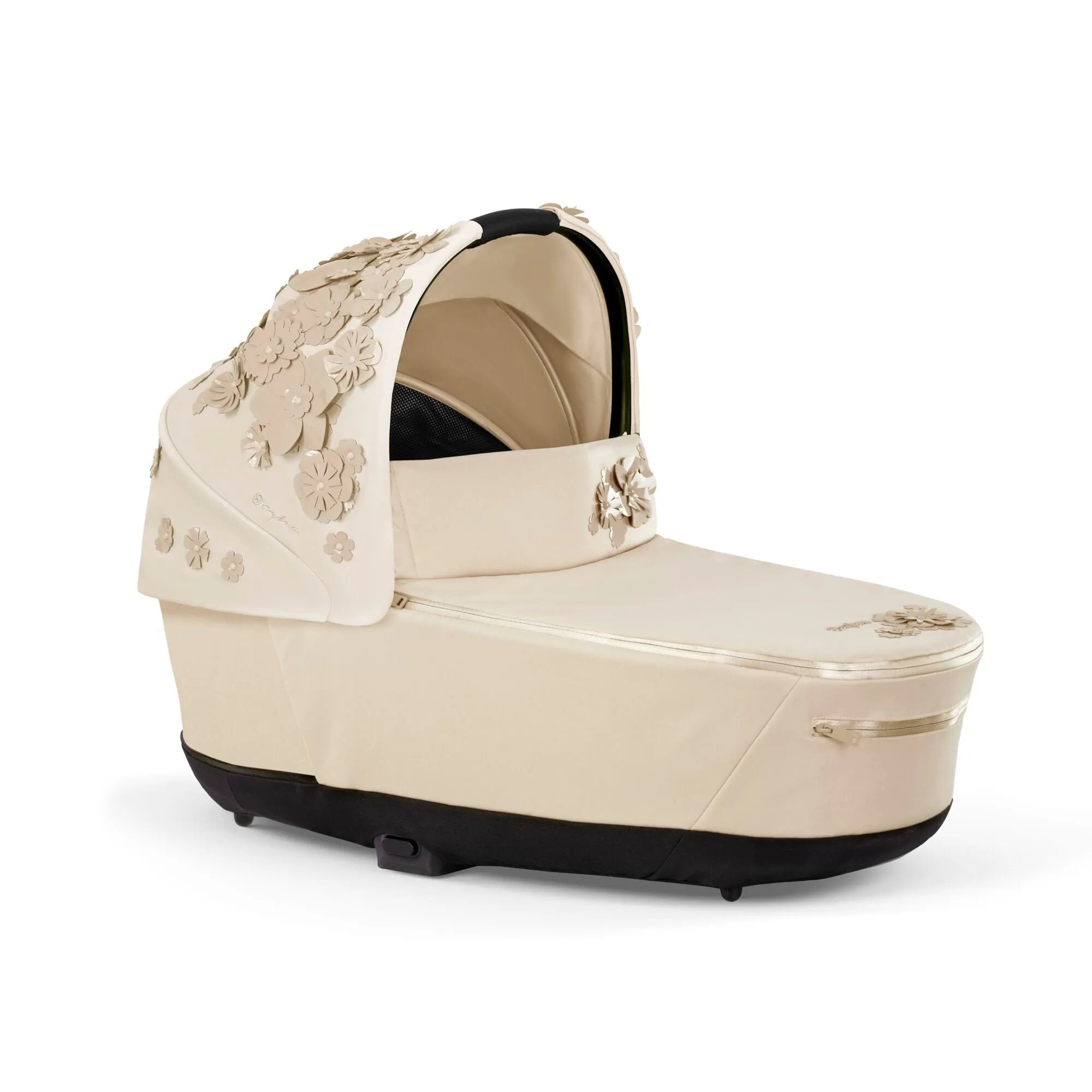 Cybex PRIAM  ePRIAM Lux Carrycot -  Simply Flowers  Nude Beige