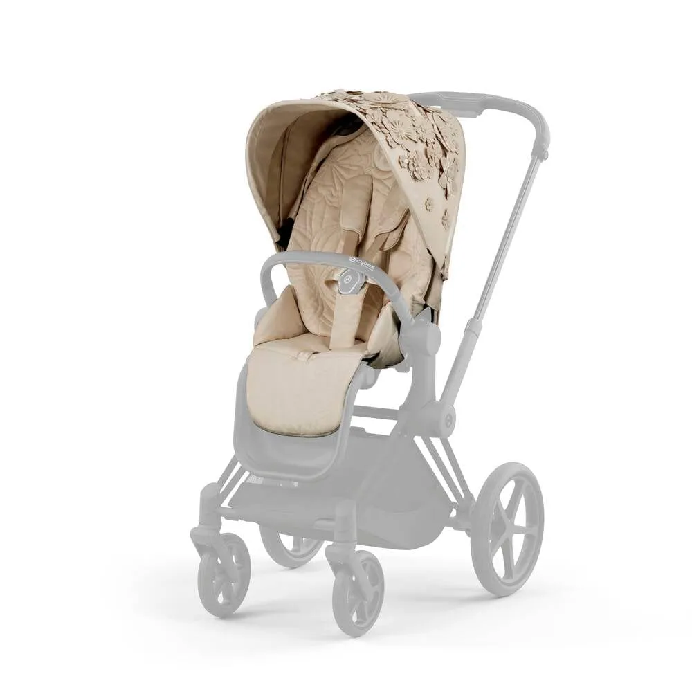 Cybex PRIAM  ePRIAM Seat Pack - Simply Flowers  Nude Beige