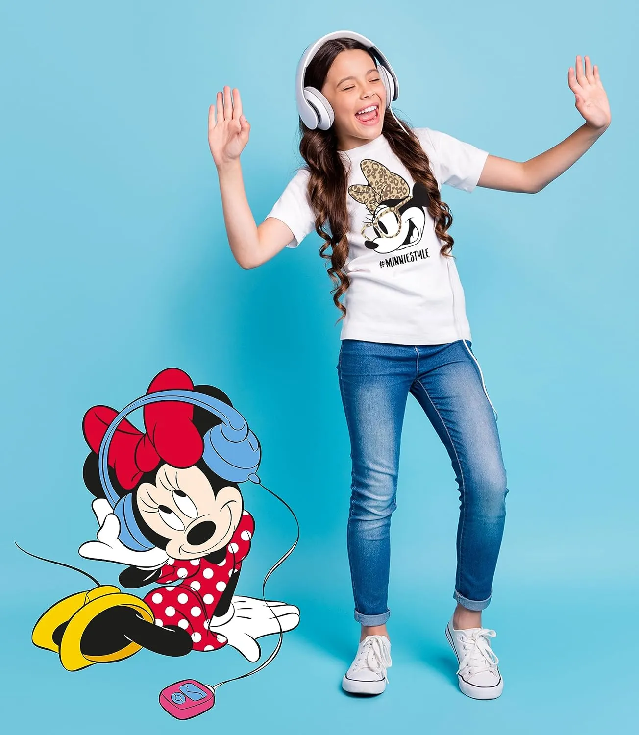 Disney Minnie Mouse T-Shirt (Sets) Daisy Duck Graphic Outfit Tee Infant Little Baby Toddlers Birthday to Girls Clothes