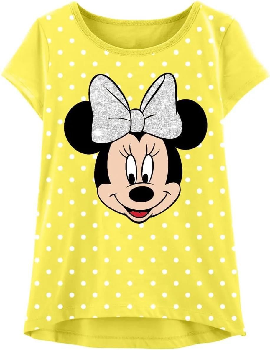 Disney Minnie Mouse T-Shirt (Sets) Daisy Duck Graphic Outfit Tee Infant Little Baby Toddlers Birthday to Girls Clothes