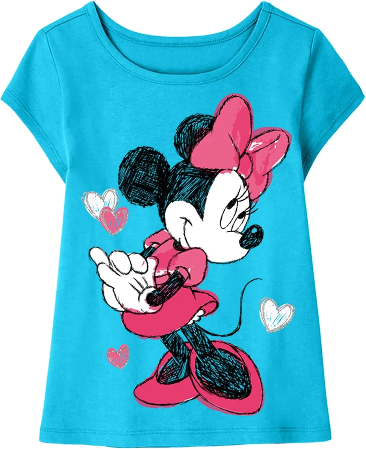 Disney Minnie Mouse T-Shirt (Sets) Daisy Duck Graphic Outfit Tee Infant Little Baby Toddlers Birthday to Girls Clothes