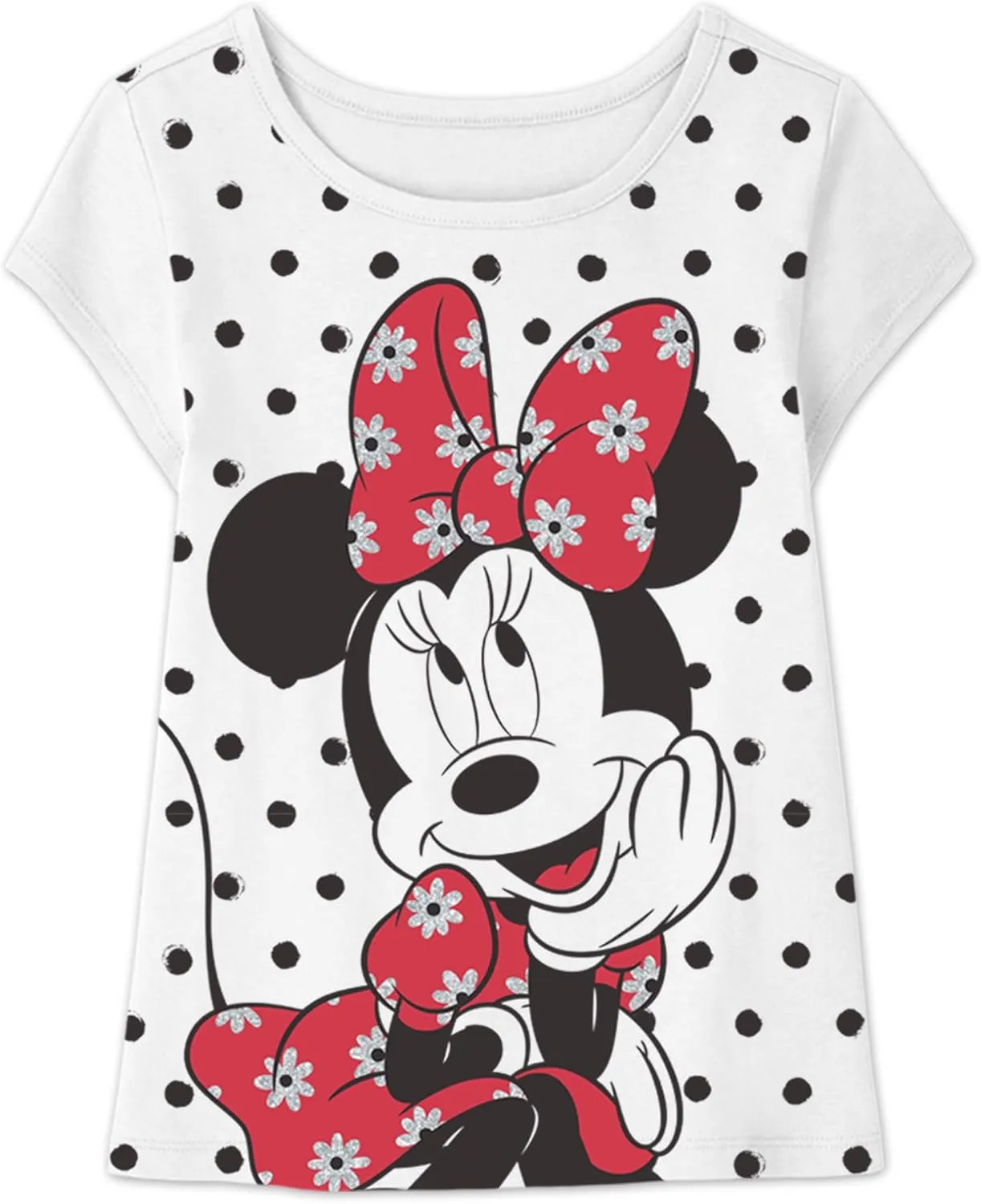 Disney Minnie Mouse T-Shirt (Sets) Daisy Duck Graphic Outfit Tee Infant Little Baby Toddlers Birthday to Girls Clothes
