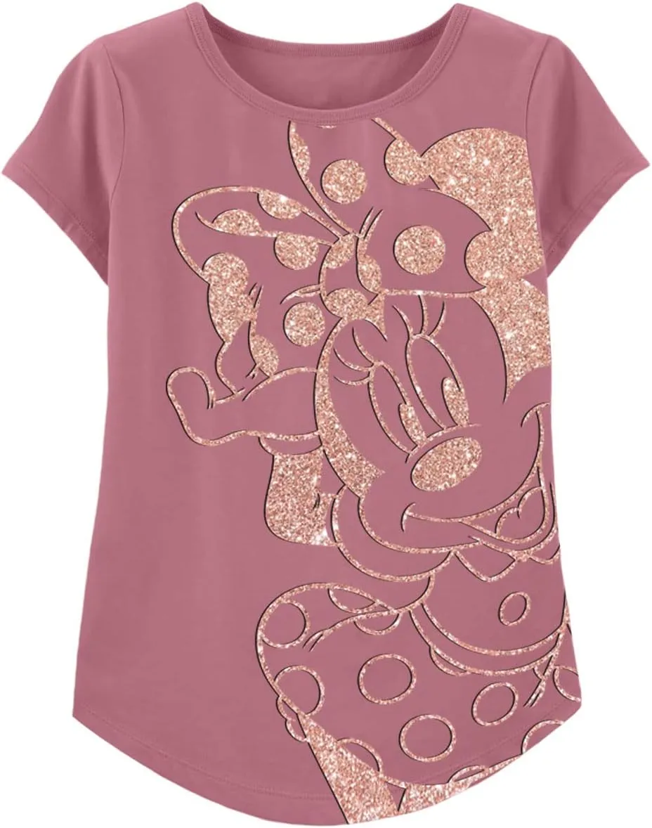 Disney Minnie Mouse T-Shirt (Sets) Daisy Duck Graphic Outfit Tee Infant Little Baby Toddlers Birthday to Girls Clothes