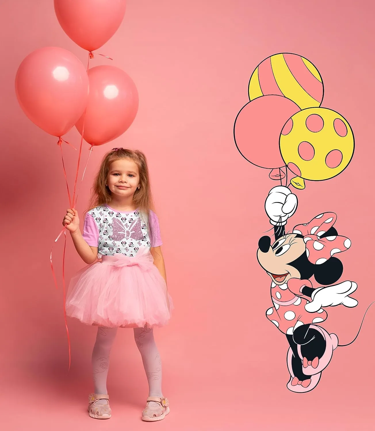 Disney Minnie Mouse T-Shirt (Sets) Daisy Duck Graphic Outfit Tee Infant Little Baby Toddlers Birthday to Girls Clothes