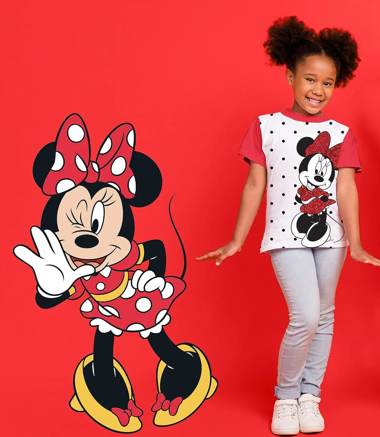 Disney Minnie Mouse T-Shirt (Sets) Daisy Duck Graphic Outfit Tee Infant Little Baby Toddlers Birthday to Girls Clothes