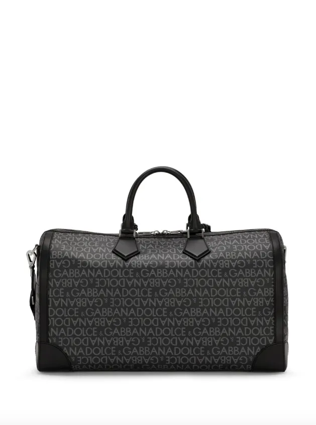 Dolce & Gabbana coated jacquard holdall