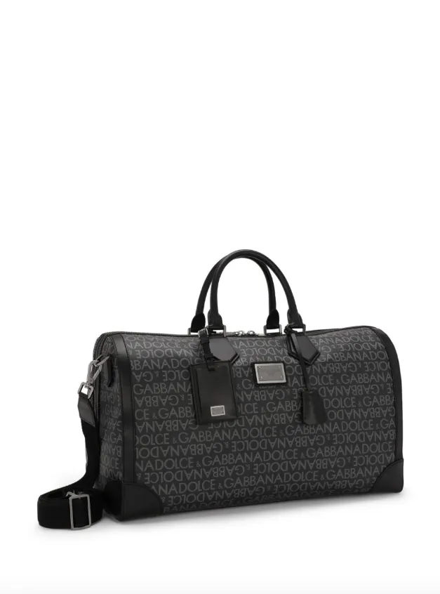 Dolce & Gabbana coated jacquard holdall