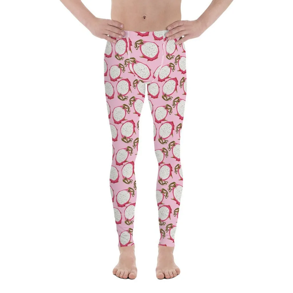Dragon Fruit Pattern Men's Leggings