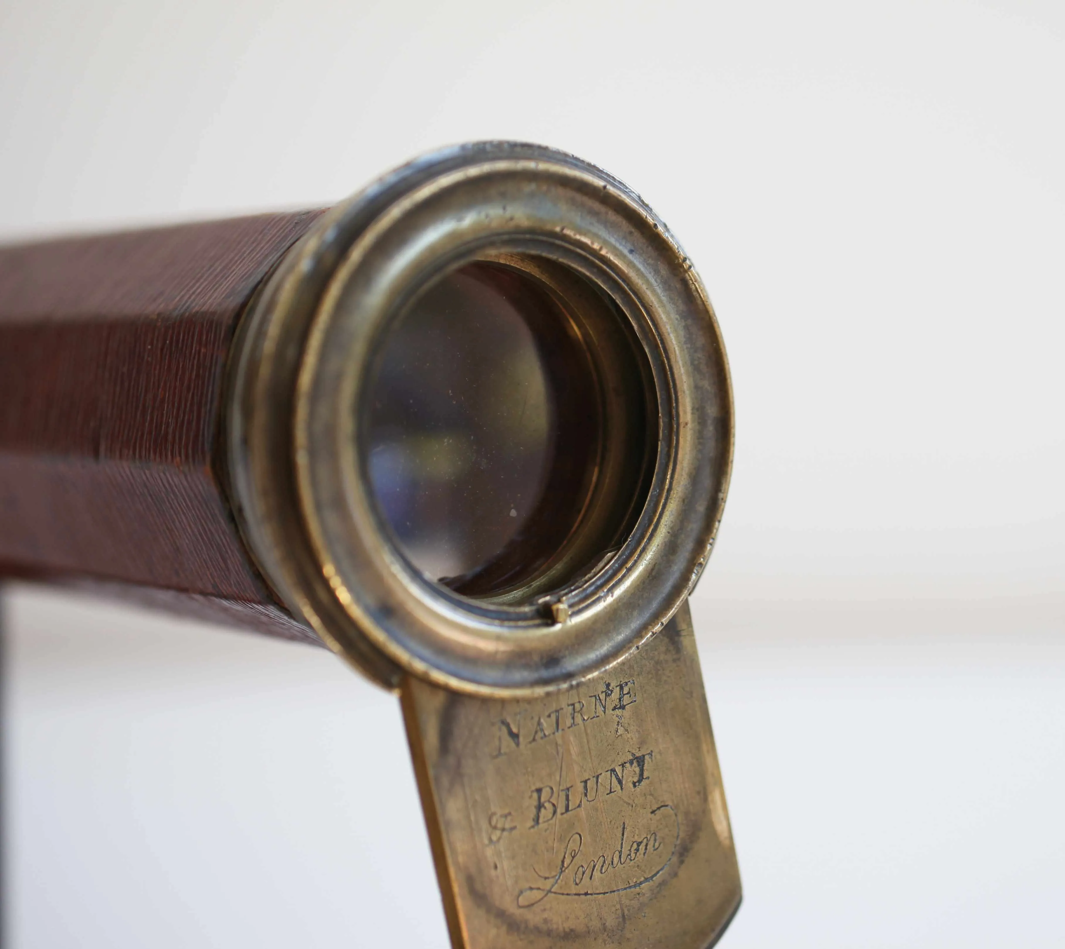 Eighteenth Century Single Draw Decagonal Telescope by Nairne & Blunt London