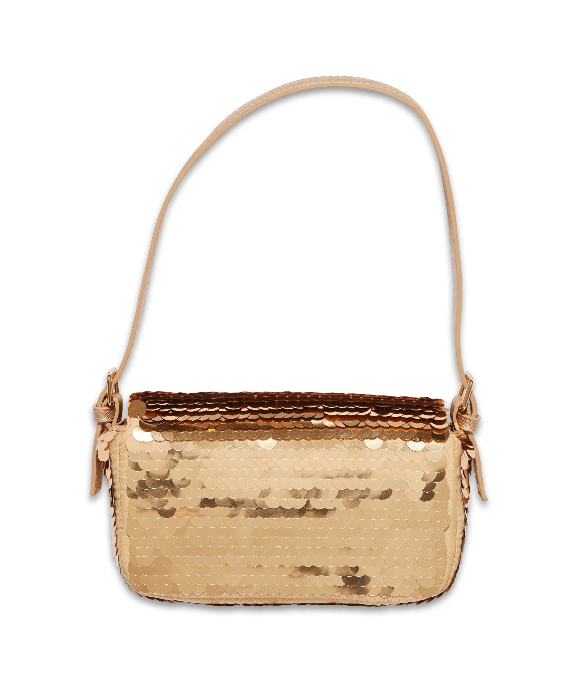 Evelina Disc Sequin Crossbody Bag