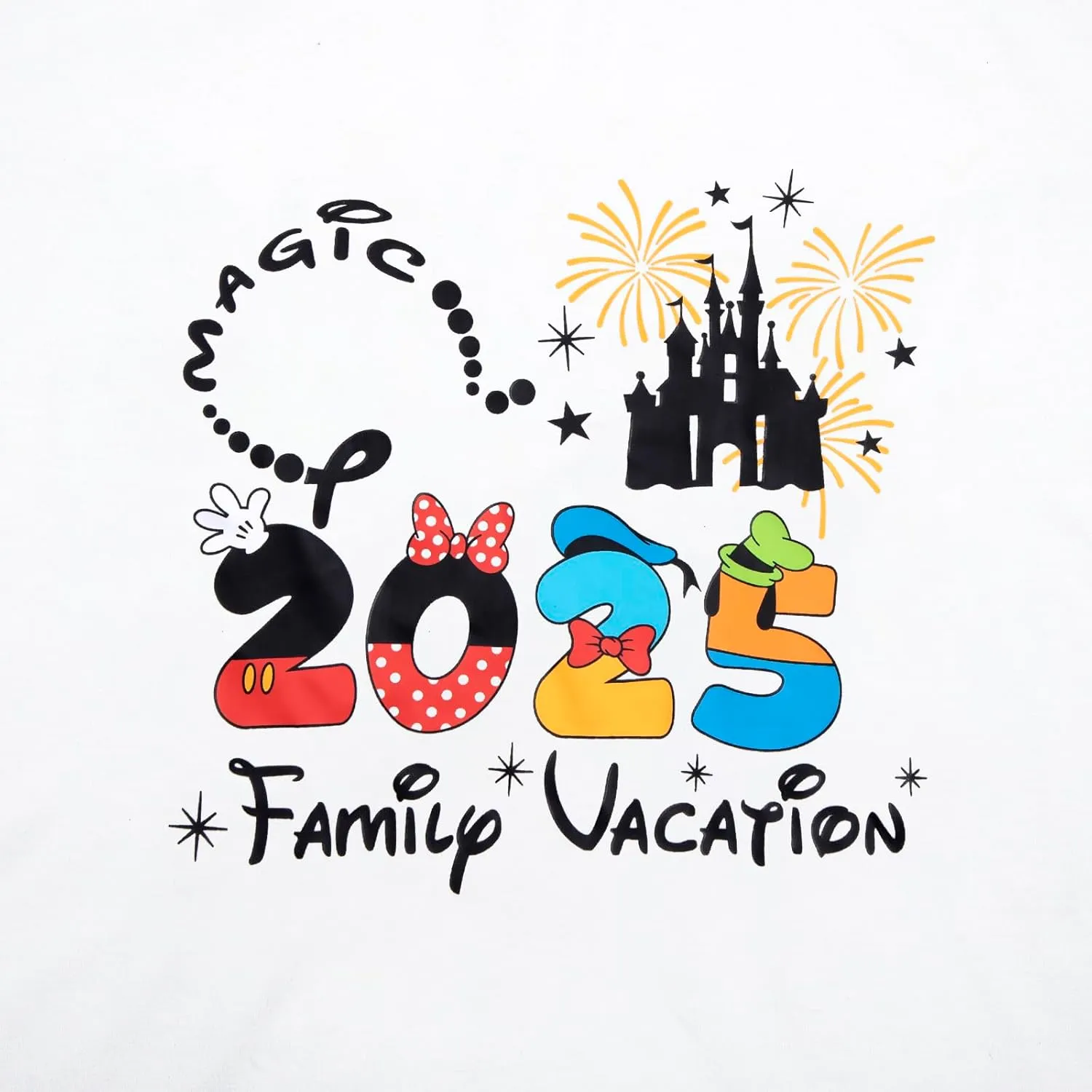 Family Vacation Shirts 2025 Family Matching Outfits Magical Tshirts for Family Cruise Trip Clothes Summer Travel Tops