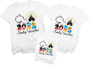 Family Vacation Shirts 2025 Family Matching Outfits Magical Tshirts for Family Cruise Trip Clothes Summer Travel Tops