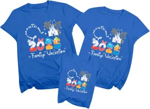 Family Vacation Shirts 2025 Family Matching Outfits Magical Tshirts for Family Cruise Trip Clothes Summer Travel Tops
