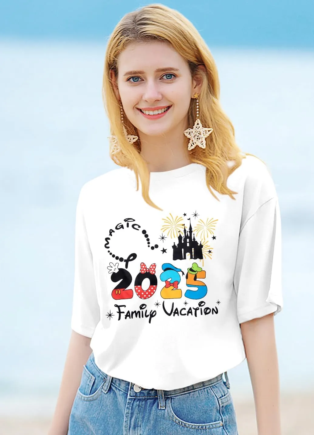 Family Vacation Shirts 2025 Family Matching Outfits Magical Tshirts for Family Cruise Trip Clothes Summer Travel Tops