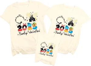 Family Vacation Shirts 2025 Family Matching Outfits Magical Tshirts for Family Cruise Trip Clothes Summer Travel Tops