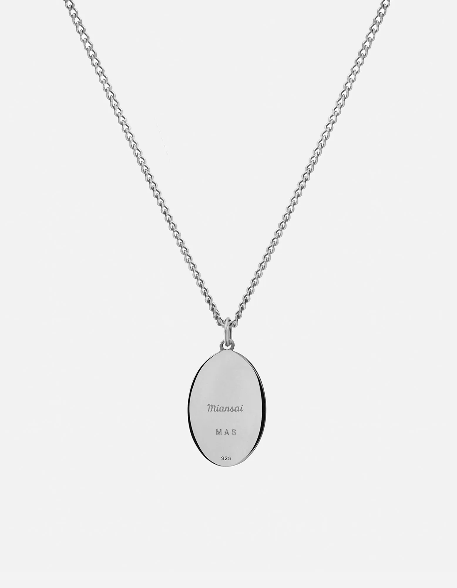Fortuna Necklace, Sterling Silver/Green