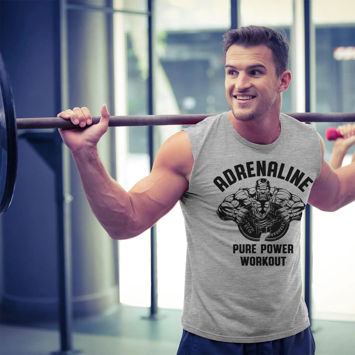 Funny Gym Tank Tops Mens Sleeveless Workout Lifting Shirts Muscle Deadlift Squat